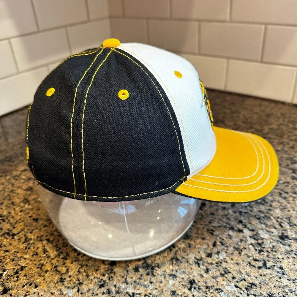 Sarnia Sting CCM‎ Pro Ice Hat Strapback Cap OHL Hockey Yellow Black White